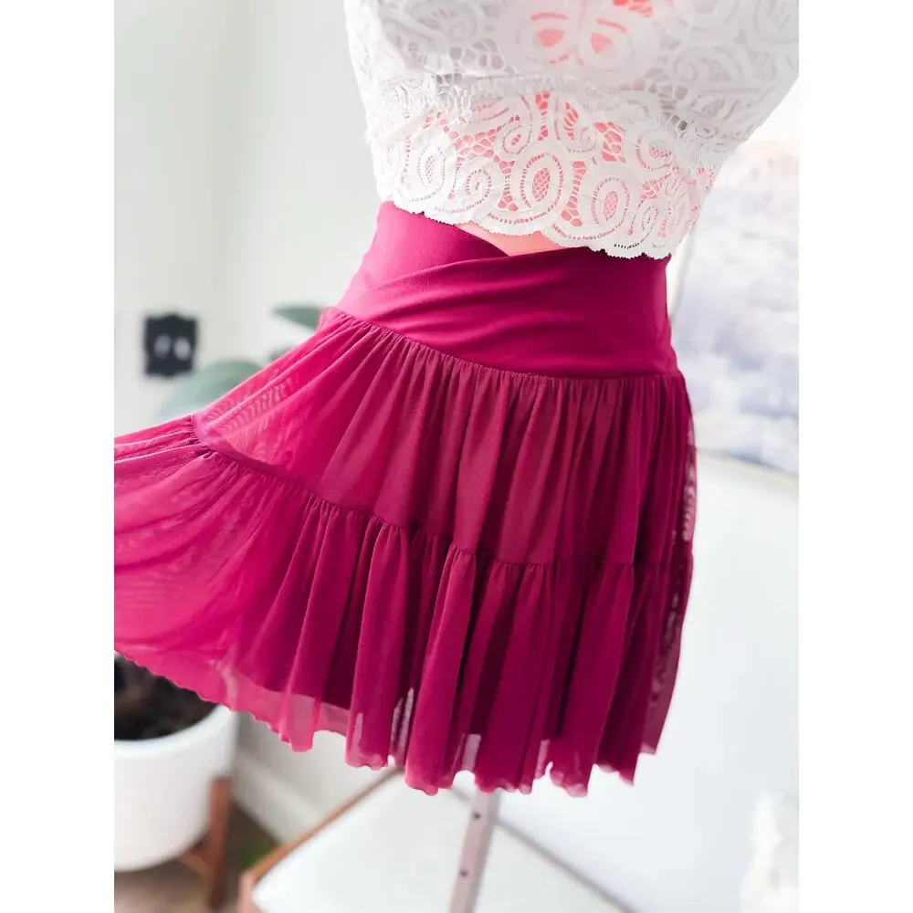 Blogilates Balletcore Daydreams & Tulle Twirls ballerina active mini skirt